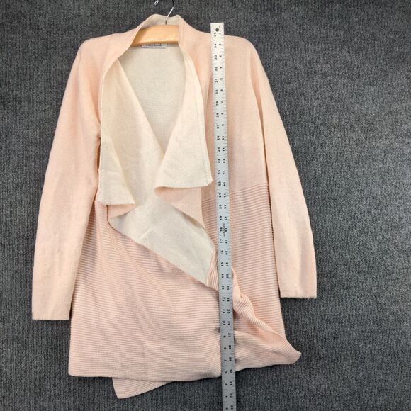 Chicwish Wrap Jacket Womens Size Small Pink Knit Wool Blend Sweater - Picture 4 of 13